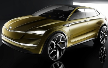 Шанхай 2017: Skoda рассекретила электрический купеобразный кроссовер