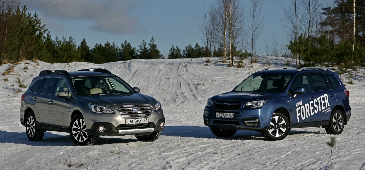 Тест-драйв Subaru против Subaru: стоит ли доплачивать за Outback?