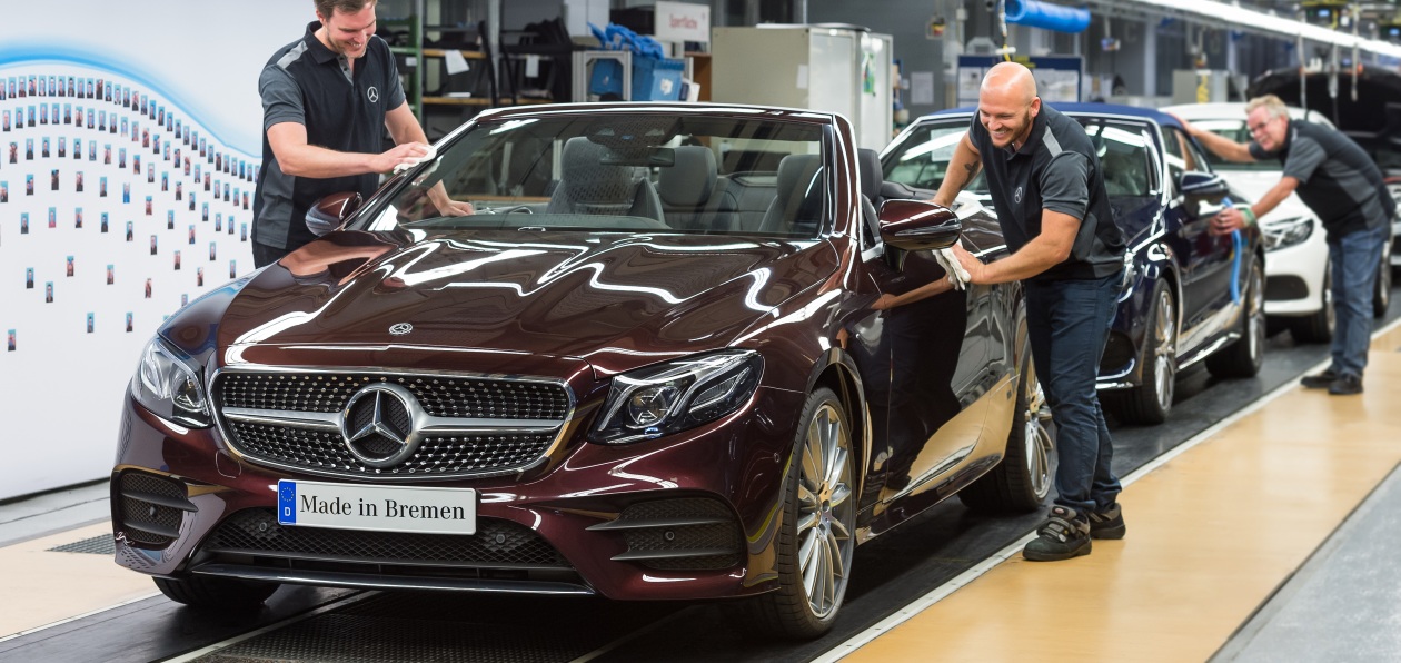 Новый Mercedes E-Class Cabriolet встал на конвейер