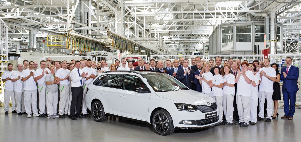 Skoda отметила двойной юбилей модели Fabia