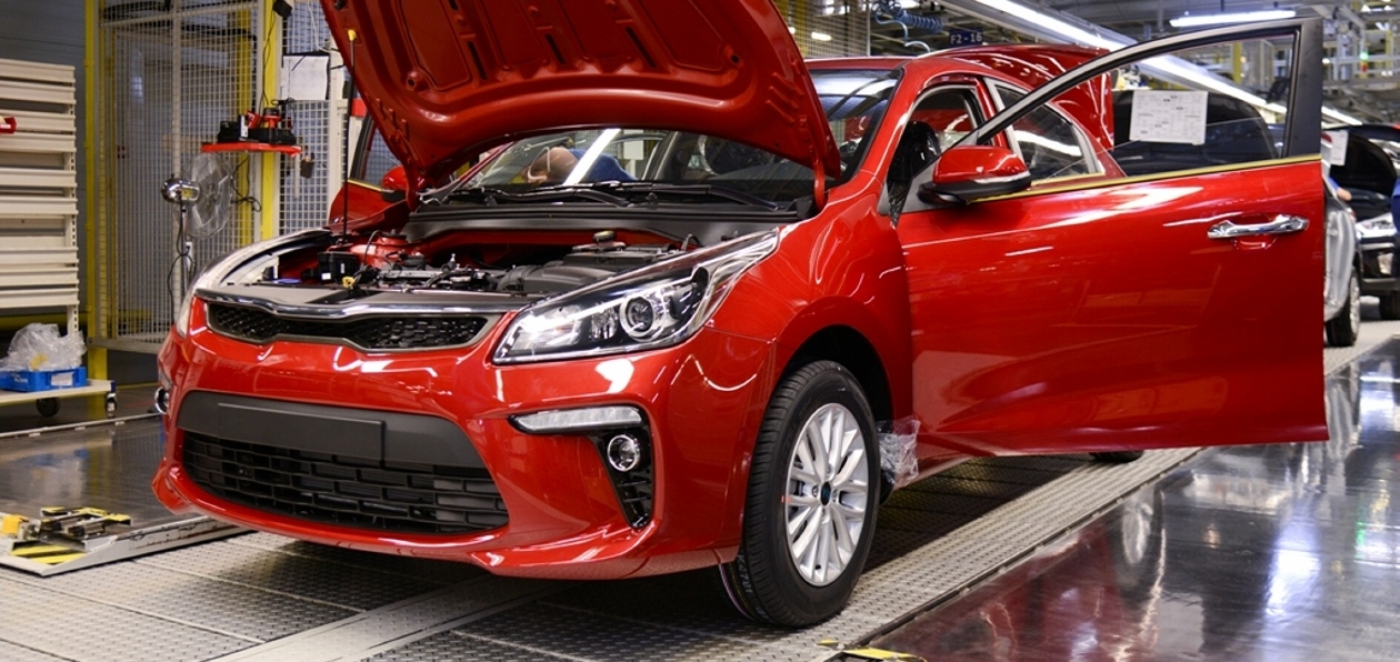 Kia Rio 2017 встал на конвейер в Петербурге
