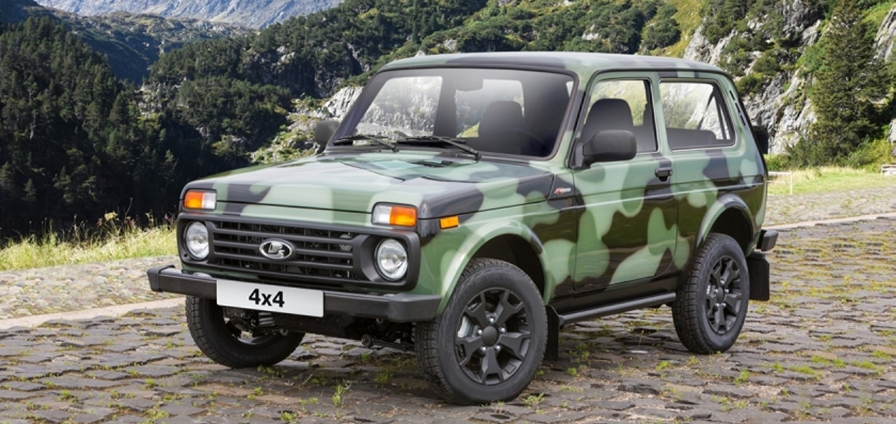 Lada 4x4 получила защитный окрас