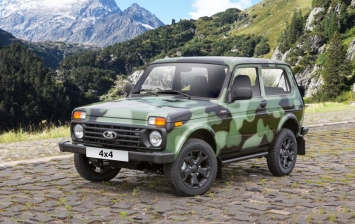 Lada 4x4 получила защитный окрас