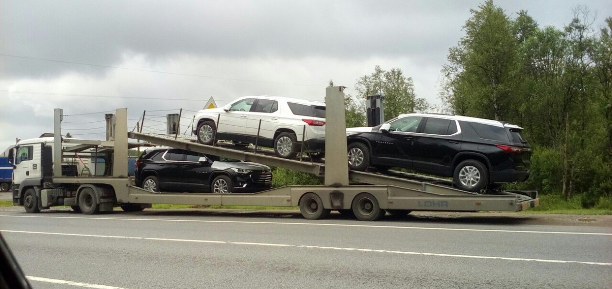 Chevrolet Traverse уже появился в России