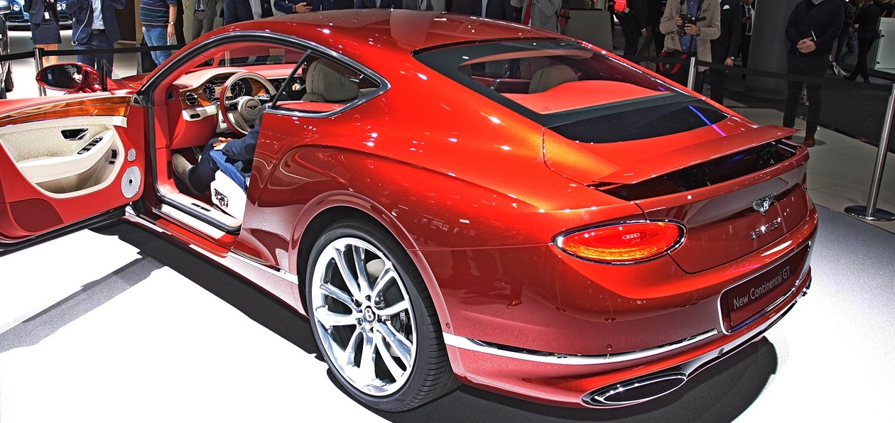 Франкфурт 2017: Bentley познакомил с новым Continental GT