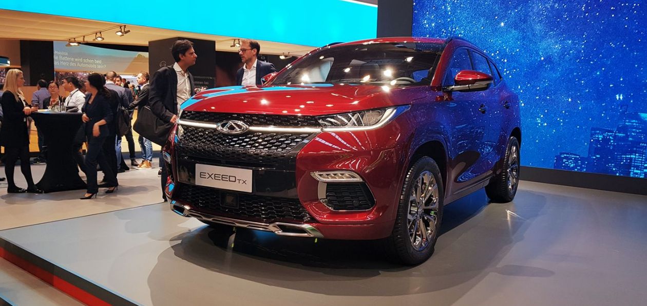 Франкфурт 2017: Chery Exeed TX – китайский кроссовер для Европы