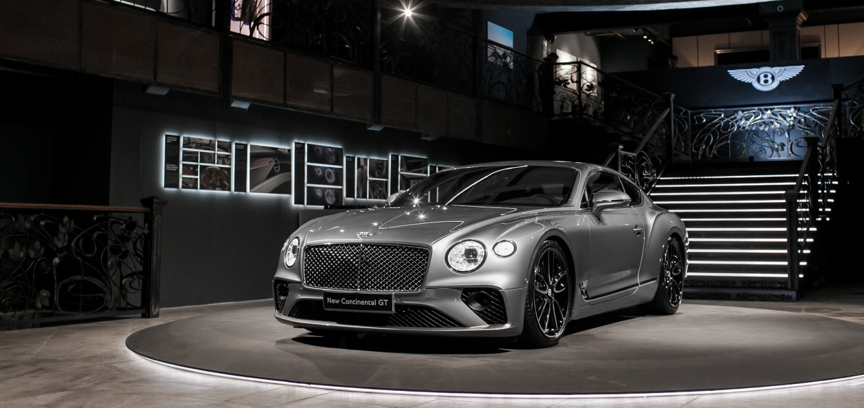 В Москве показали новый Bentley Continental GT