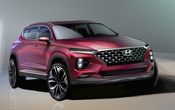 Hyundai показал, как будет выглядеть новый Santa Fe