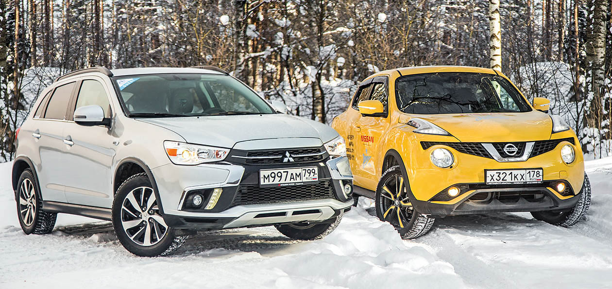 Тест-драйв Mitsubishi ASX и Nissan Juke: возвращенцы