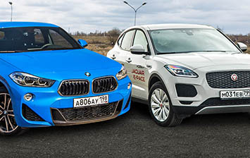 Тест-драйв BMW X2 и Jaguar E-Pace: подрастающее поколение
