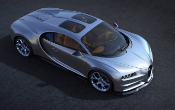 Bugatti Chiron получил стеклянную крышу