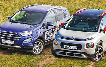 Тест-драйв Ford EcoSport и Citroen C3 Aircross: практичный или прикольный?