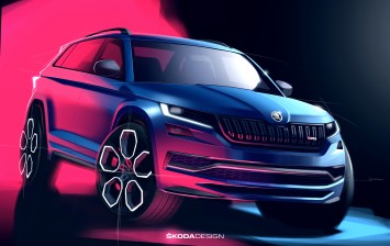 Skoda показала, как будет выглядеть новый Kodiaq RS