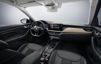 Skoda показала интерьер новой Scala