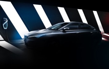 Geely показал тизер нового электроседана