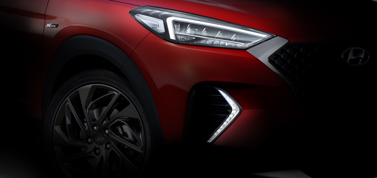 Hyundai выложил первые тизеры «заряженного» Tucson