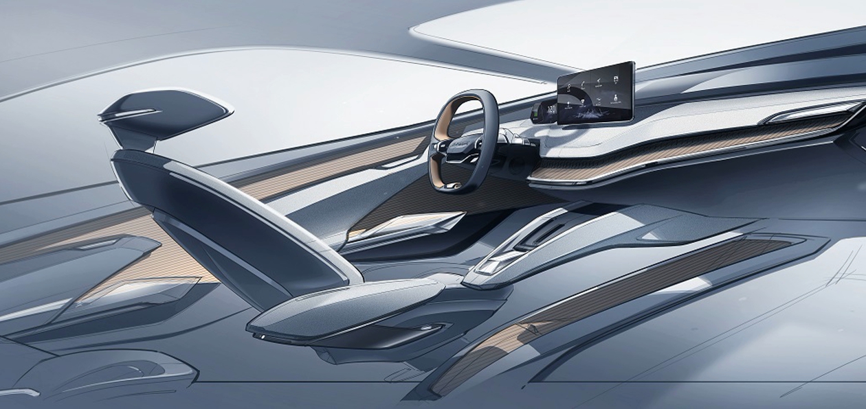 Skoda рассекретила интерьер концепта Vision iV