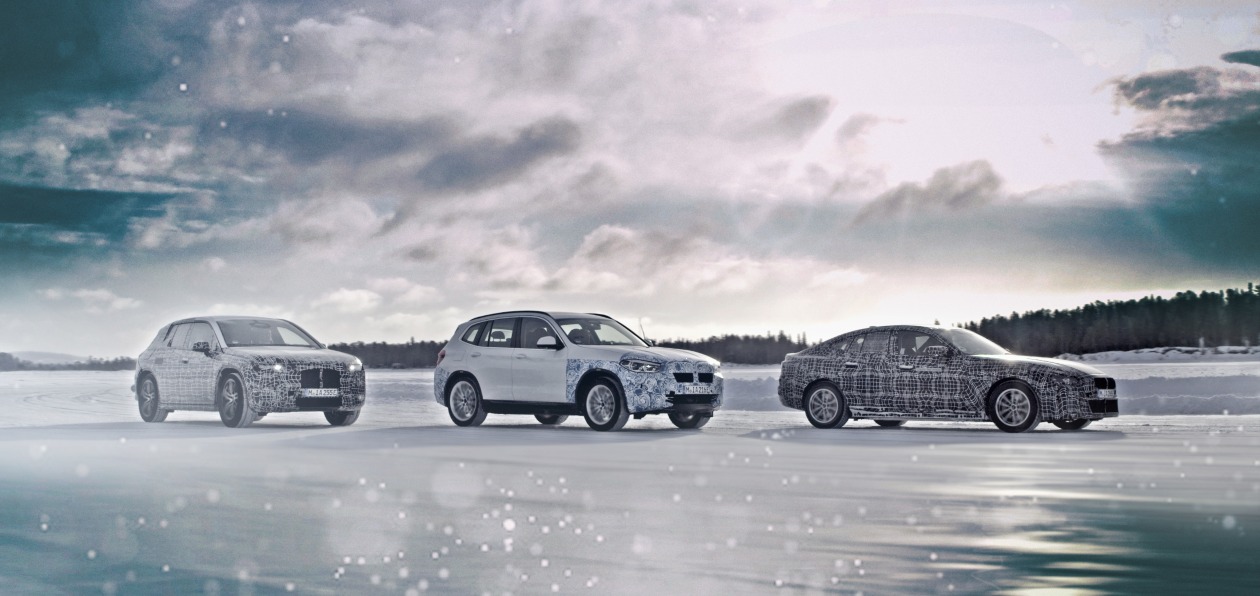 BMW тестирует за Полярным кругом новые электромобили