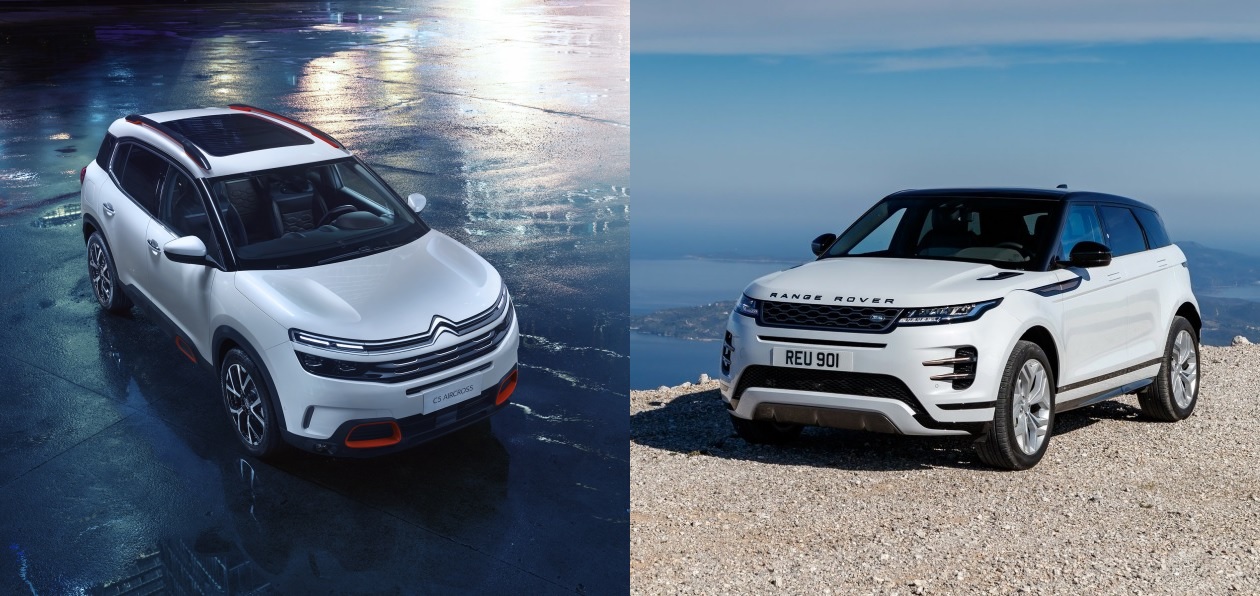 В Euro NCAP «разбили» Citroen C5 Aircross и Range Rover Evoque