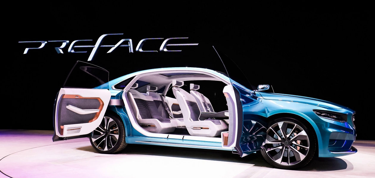 Geely представила электрический концепт Preface
