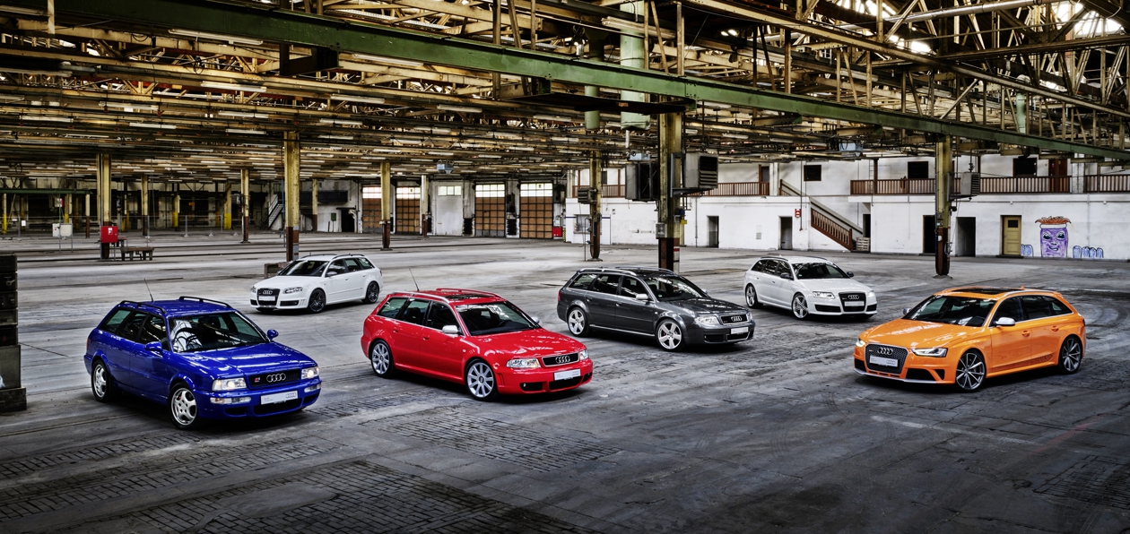 Audi Sport отмечает 25-летие семейства RS