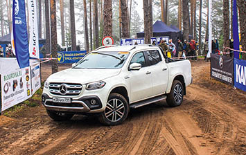 Mercedes-Benz X-Class на «Ладога-Трофи»: тест-драйв гламурного пикапа на трофи-рейде
