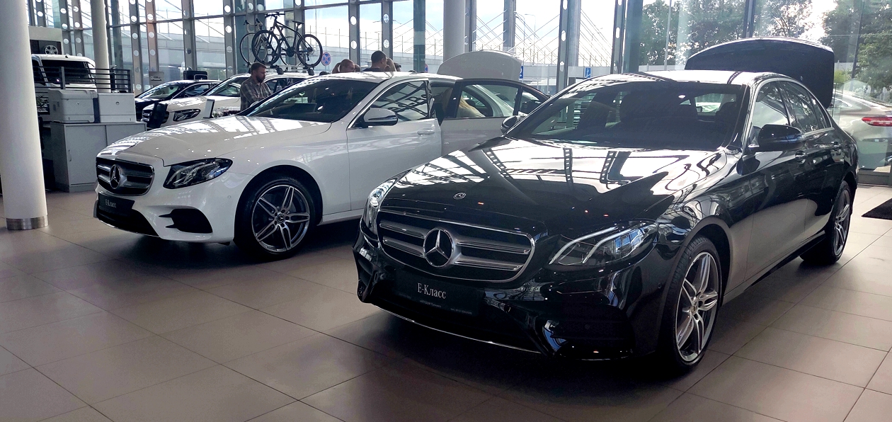Mercedes E-Class российской сборки доехал до Петербурга