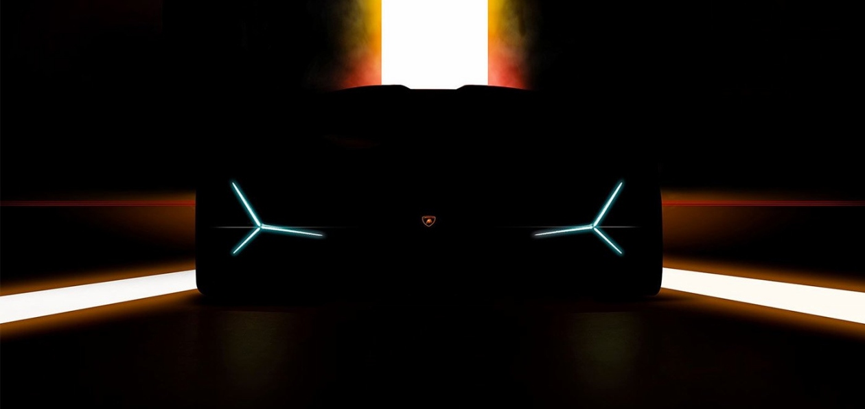 Lamborghini опубликовал тизер нового гиперкара
