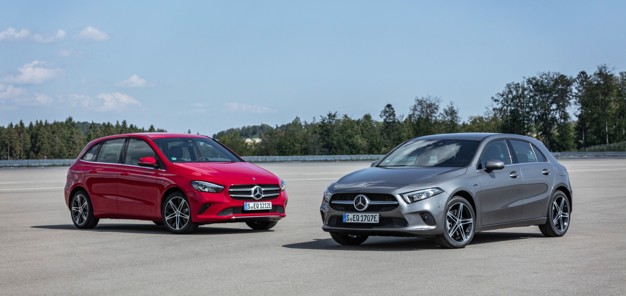 Mercedes сделал новые A-Class и B-Class подзаряжаемыми гибридами