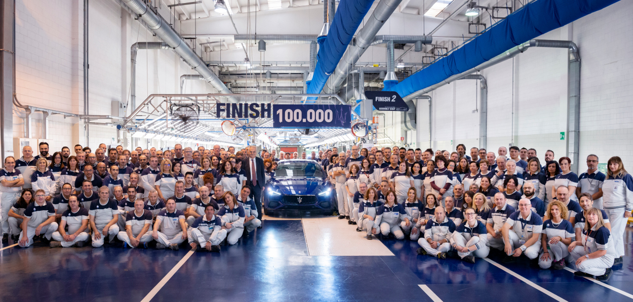 Maserati выпустил 100-тысячный Ghibli