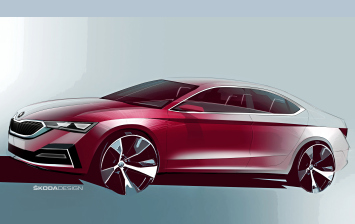 Skoda показала изображения Octavia четвертого поколения