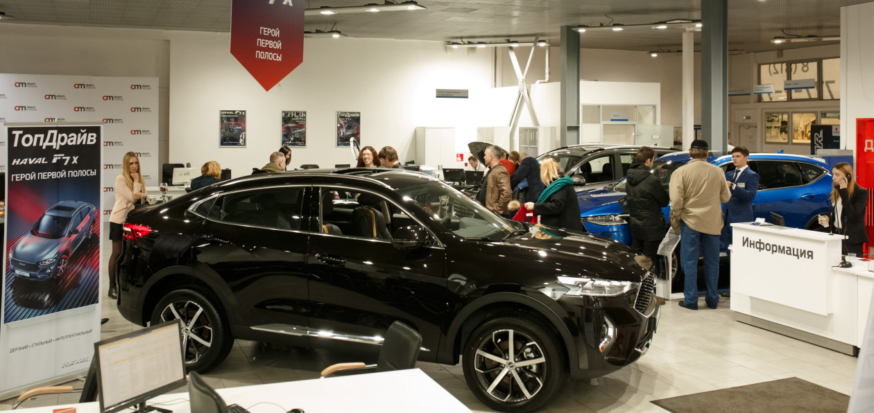 Купе-кроссовер Haval F7x доехал до Петербурга