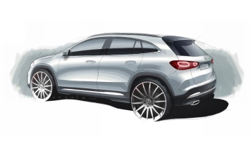 Mercedes-Benz показал внешность GLA нового поколения