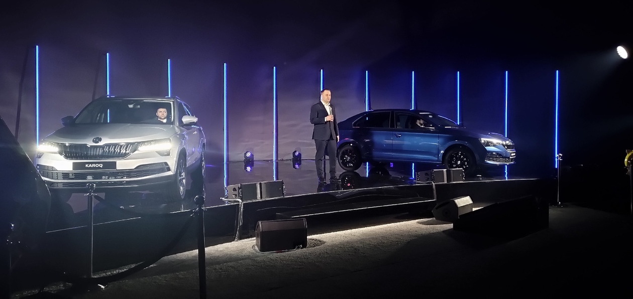Skoda показала в Петербурге новые Karoq и Rapid