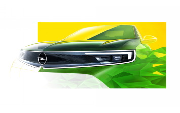 Opel выложил скетч нового Mokka