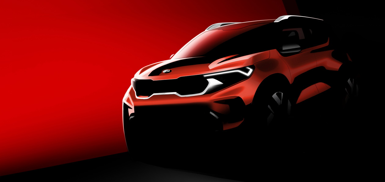 Kia выложила эскиз нового Sonet