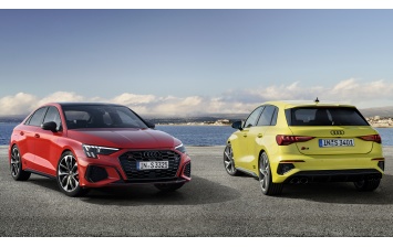Audi показала новые седан и хэтчбек S3