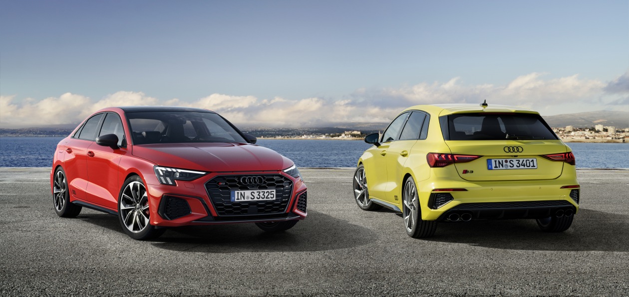 Audi показала новые седан и хэтчбек S3