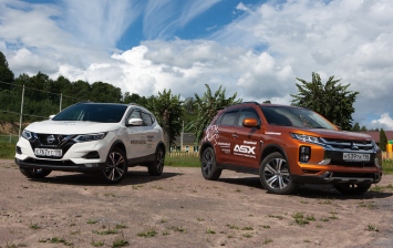Тест-драйв обновленного Mitsubishi ASX 2020 и Nissan Qashqai: сравниваем топовые комплектации