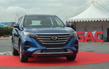 GAC GS5 добрался до Петербурга