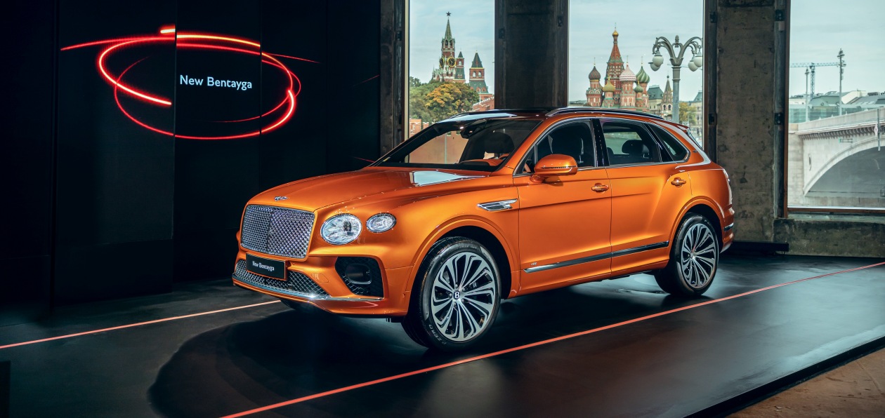Новый Bentley Bentayga «доехал» до России