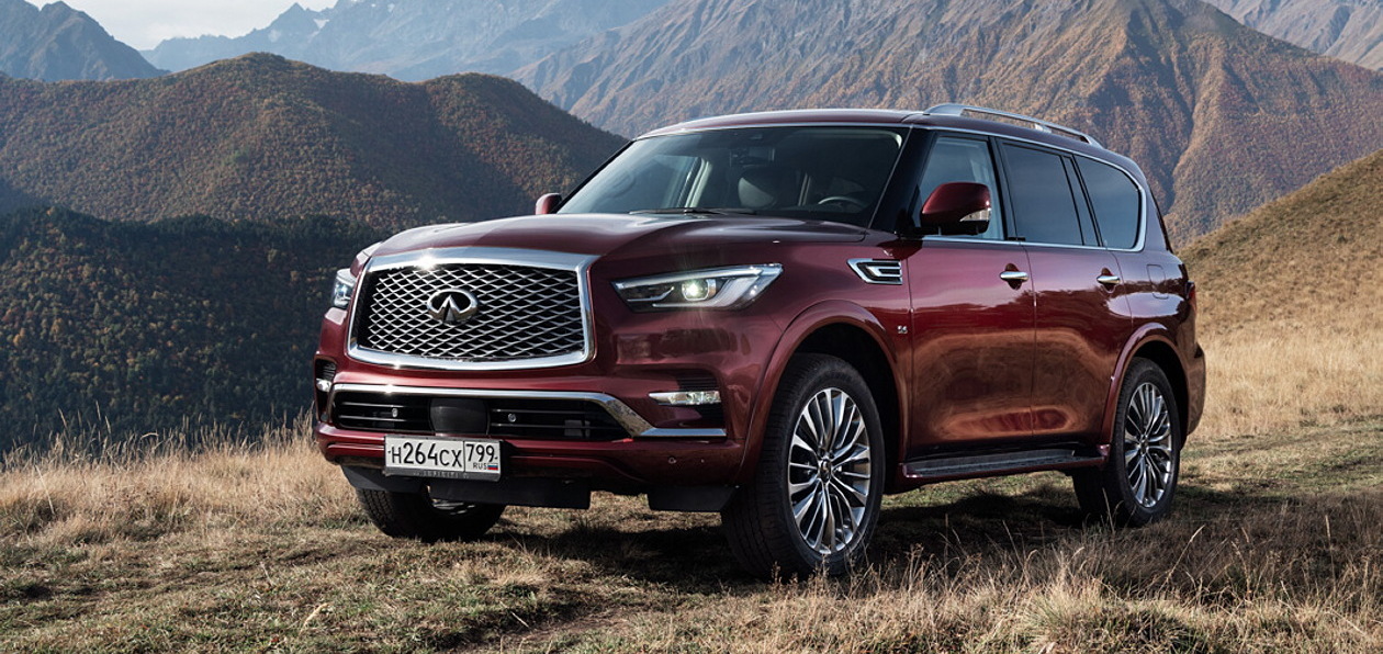 Обновленный Infiniti QX80 «доехал» до России