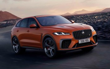 Jaguar представил обновленный F-Pace SVR
