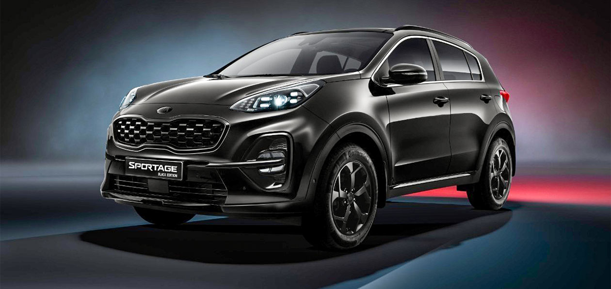 Кроссовер Kia Sportage в исполнении Black Edition доехал до России