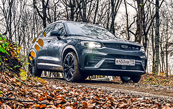 Купе-кроссовер Geely Tugella в исполнении Luxury «доехал» до России