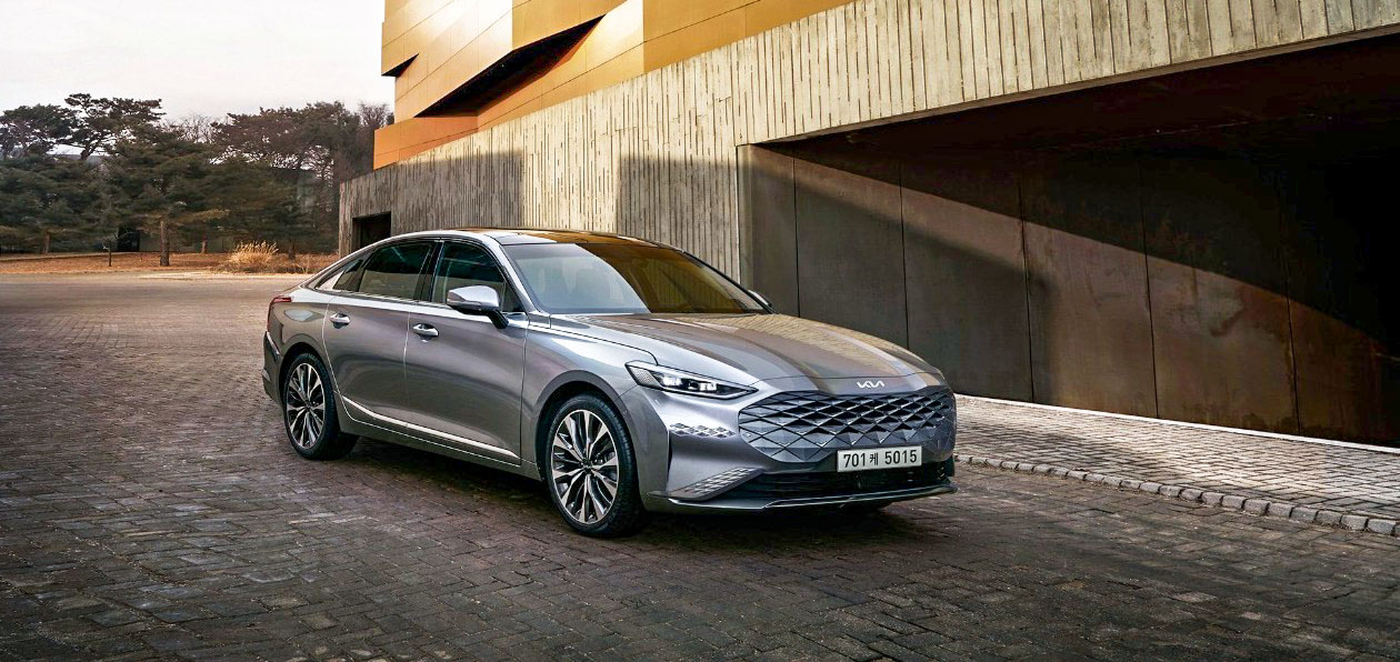 Kia показала, как будет выглядеть новый K8