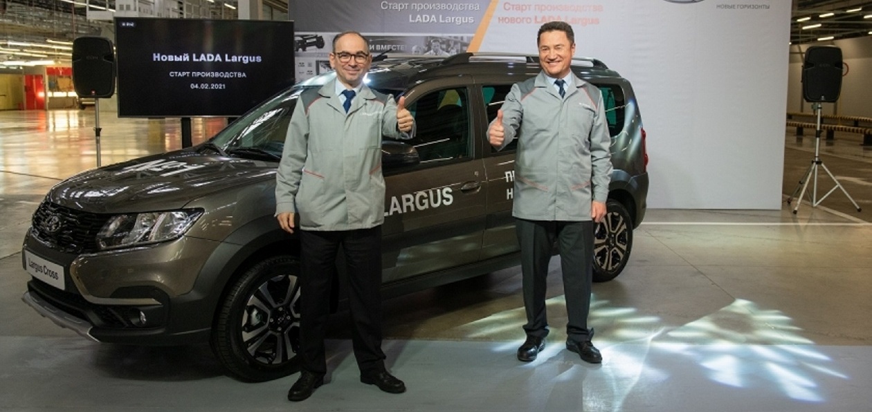 Обновленный универсал Lada Largus встал на конвейер