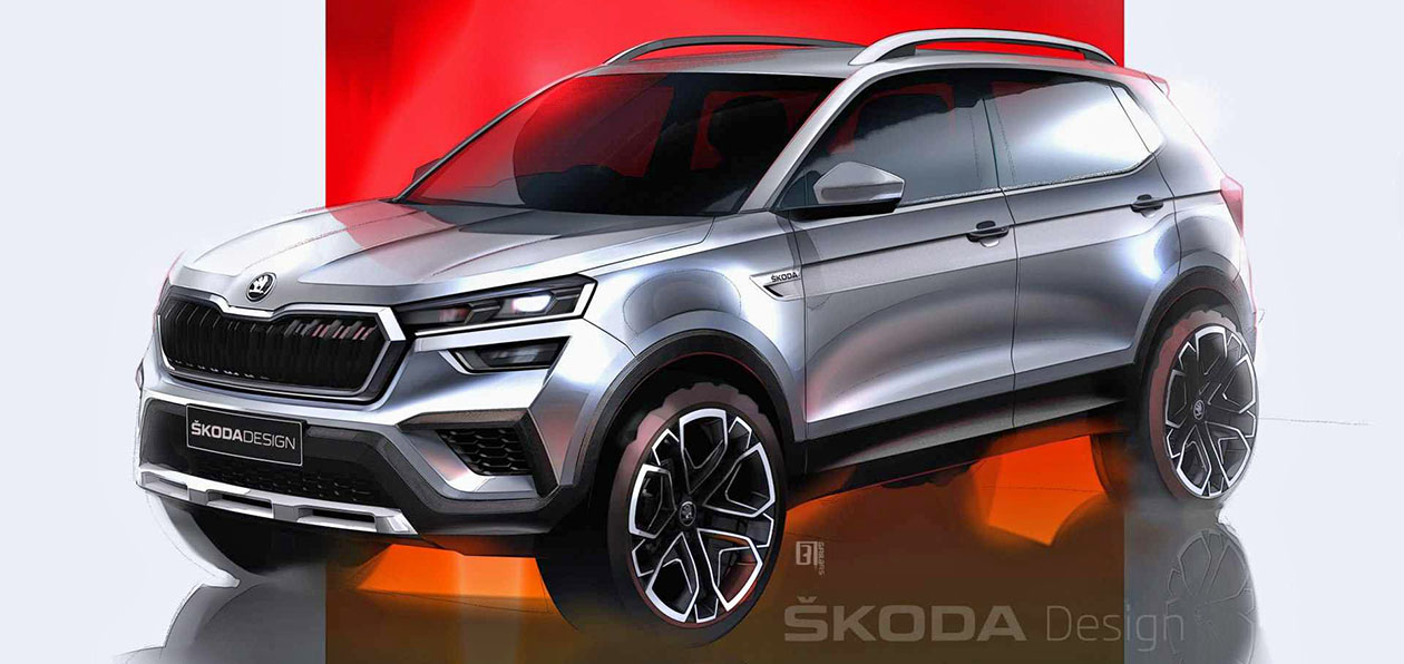 Skoda показала внешний вид нового Kushaq