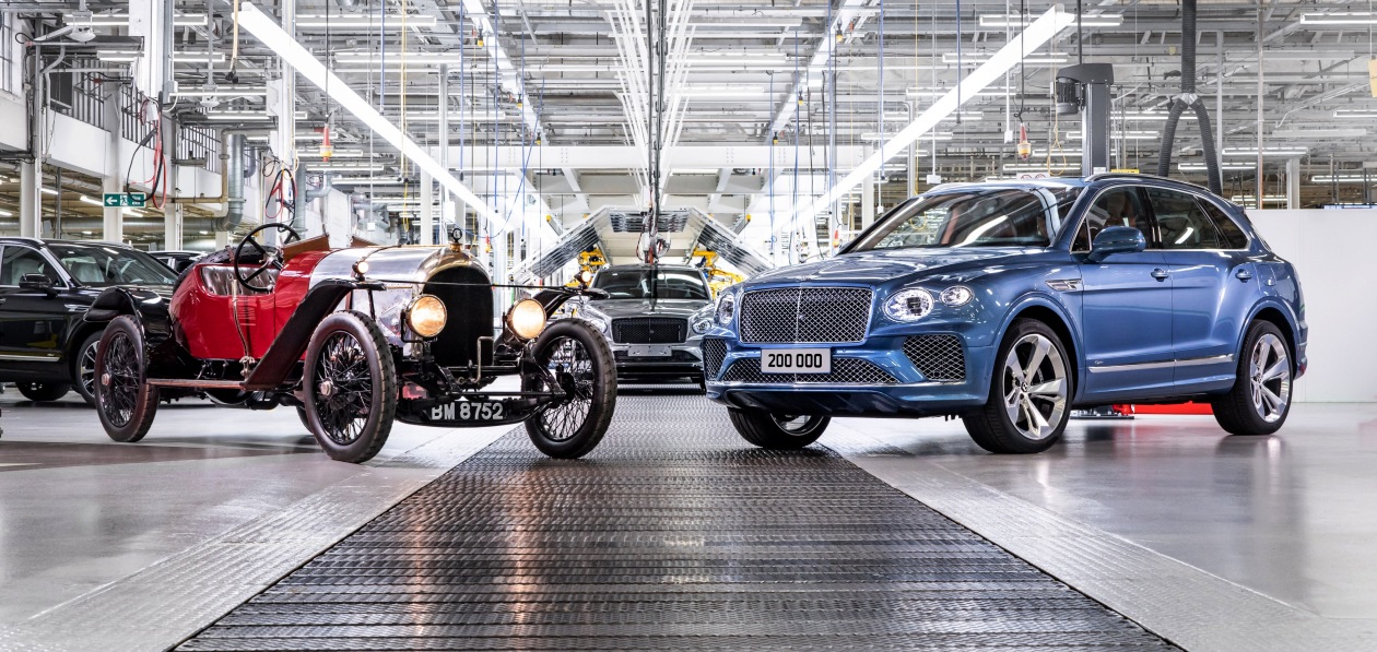 Bentley выпустил 200-тысячный автомобиль