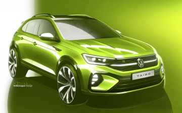 Volkswagen показал на скетчах новый компактный кроссовер